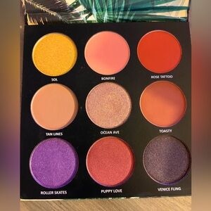 Eyeshadow Palette - Multi-Color Shades (Pink, Orange, Yellow, Purple, Brown)